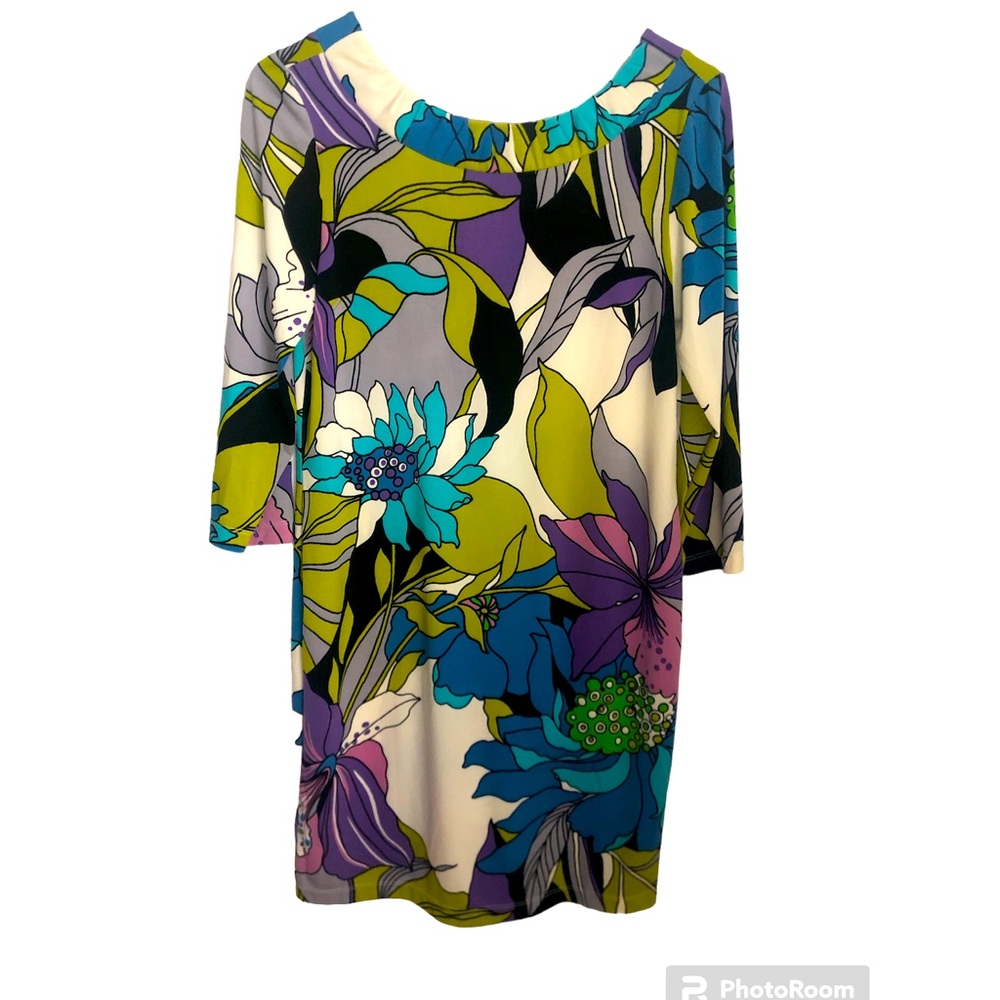 Gorgeous Muse floral print knit dress